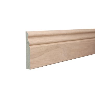 Ogee Veneered American White Oak Unlacquered Skirting 