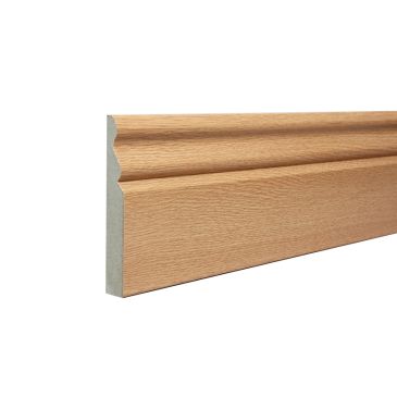 Ogee Wood Grain Light Oak Fully Finished Skirting 