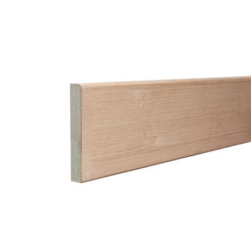 Rounded One Edge American White Oak Unlacquered Skirting 