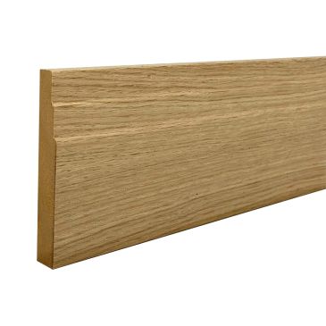 Stepped Veneered American White Oak Unlacquered Skirting 