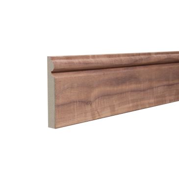 Torus Veneered American Black Walnut Unlacquered Skirting 