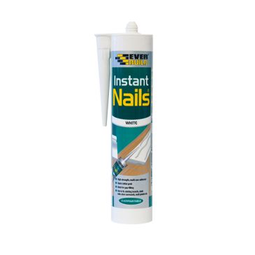 Everbuild Instant Nails White Grab Adhesive 290ml